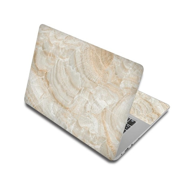 Marble Grain laptop skin stickers