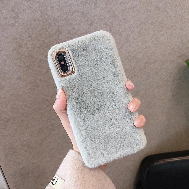 Winter Warm Plush Phone Case
