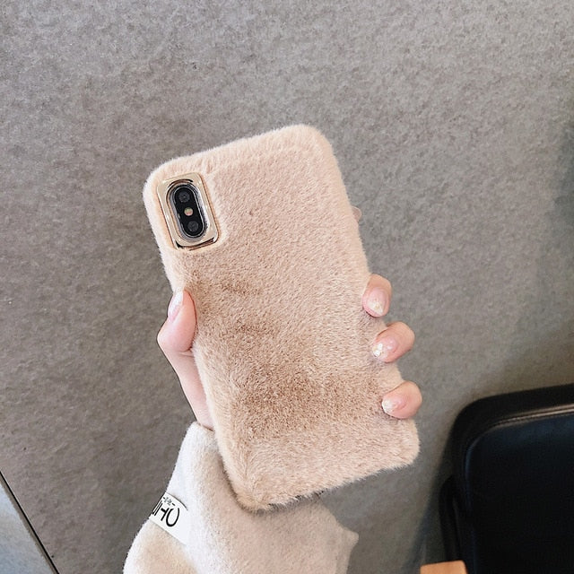 Winter Warm Plush Phone Case
