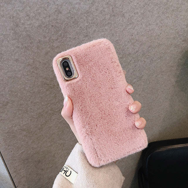 Winter Warm Plush Phone Case