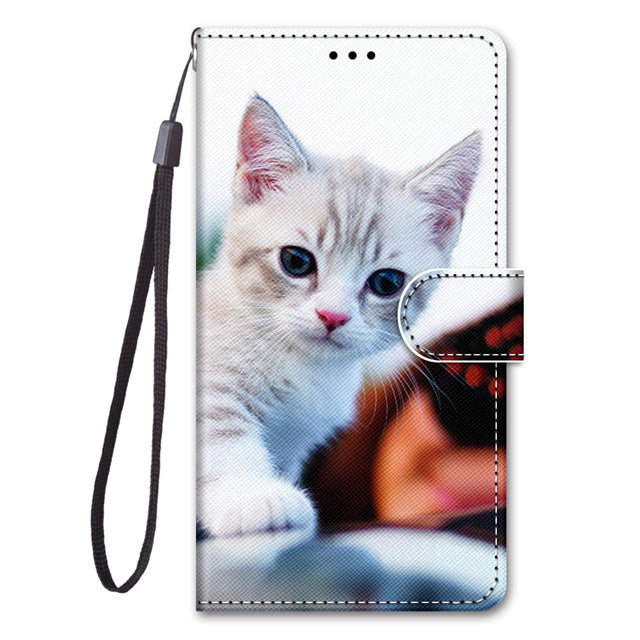 Luxury Leather Flip Wallet Case For Samsung Galaxy J2 Pro J3 J5 J7 2016 2017 EU J4 J6 Plus J8 2018 3D Cartoon Stand Phone Cover