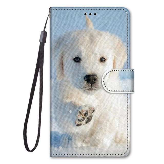 Luxury Leather Flip Wallet Case For Samsung Galaxy J2 Pro J3 J5 J7 2016 2017 EU J4 J6 Plus J8 2018 3D Cartoon Stand Phone Cover
