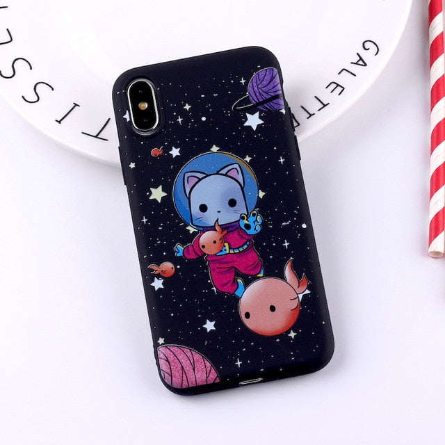 Outer Space Soft Silicone Matte Case
