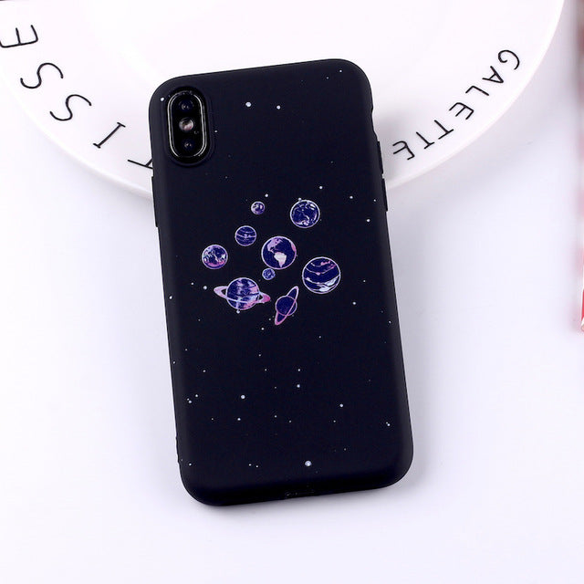Outer Space Soft Silicone Matte Case