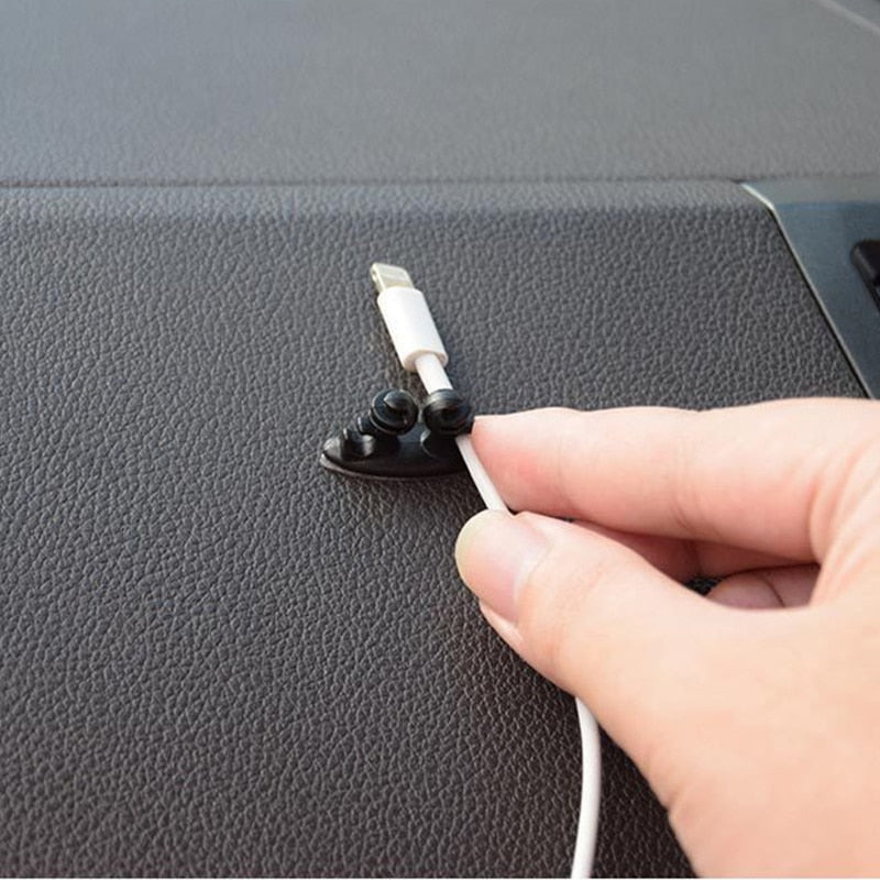 Mini Adhesive Car Charger Line Clasp Clamp