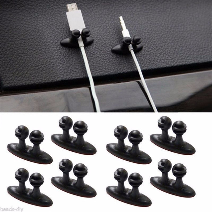 Mini Adhesive Car Charger Line Clasp Clamp
