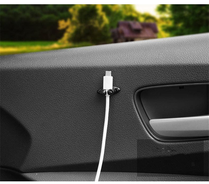 Mini Adhesive Car Charger Line Clasp Clamp