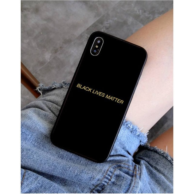 Yinuoda Black Lives Matter Newly Arrived Black Cell Phone Case for iPhone 11 pro XS MAX 8 7 6 6S Plus X 5 5S SE XR SE2020