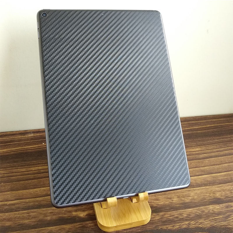 Black Carbon Fiber Skin Sticker for Apple iPad