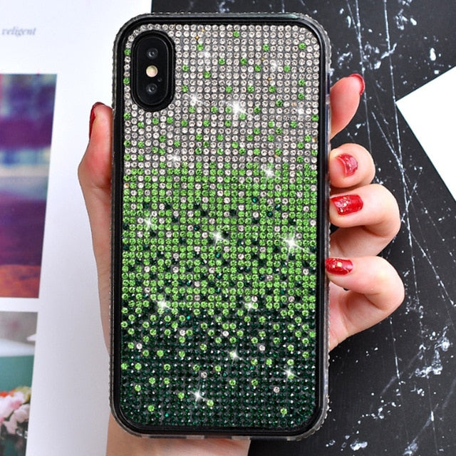 Shining Diamond Gradient Color Case