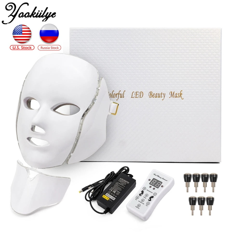 Light LED Facial Photon Therapy Beauty