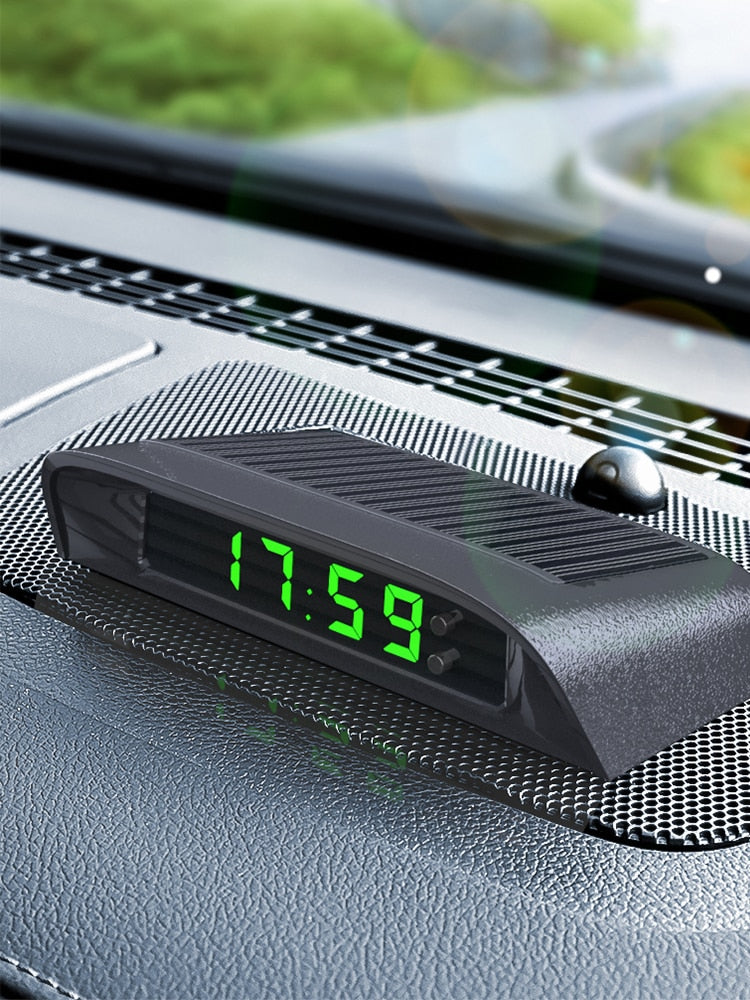 Car Clock Auto Internal Stick-On Digital Watch