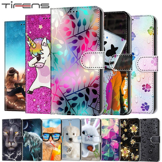 Luxury Leather Flip Wallet Case For Samsung Galaxy J2 Pro J3 J5 J7 2016 2017 EU J4 J6 Plus J8 2018 3D Cartoon Stand Phone Cover